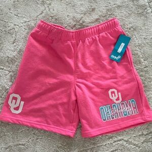 Gen 2 Licensed QU Oklahoma Sooners Cotton Pink Shorts Size XL NWT